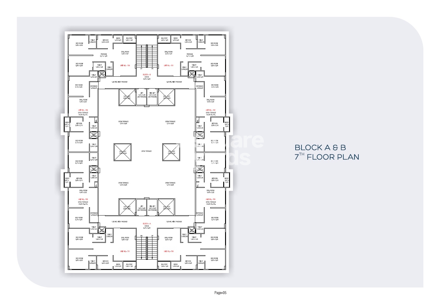 Meem Light Residency Floor Plans