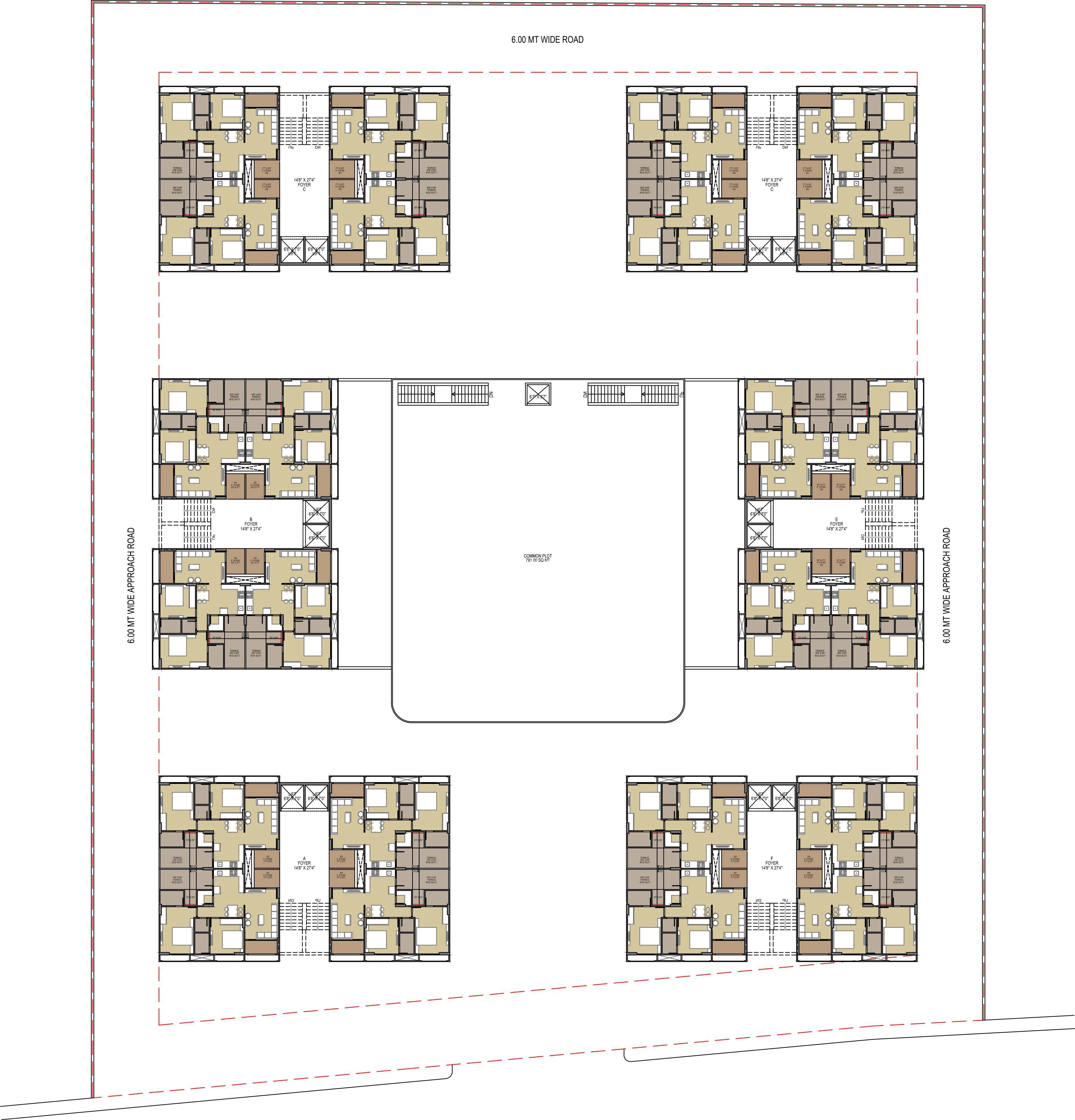 Meghreji Zainab Highland Floor Plans