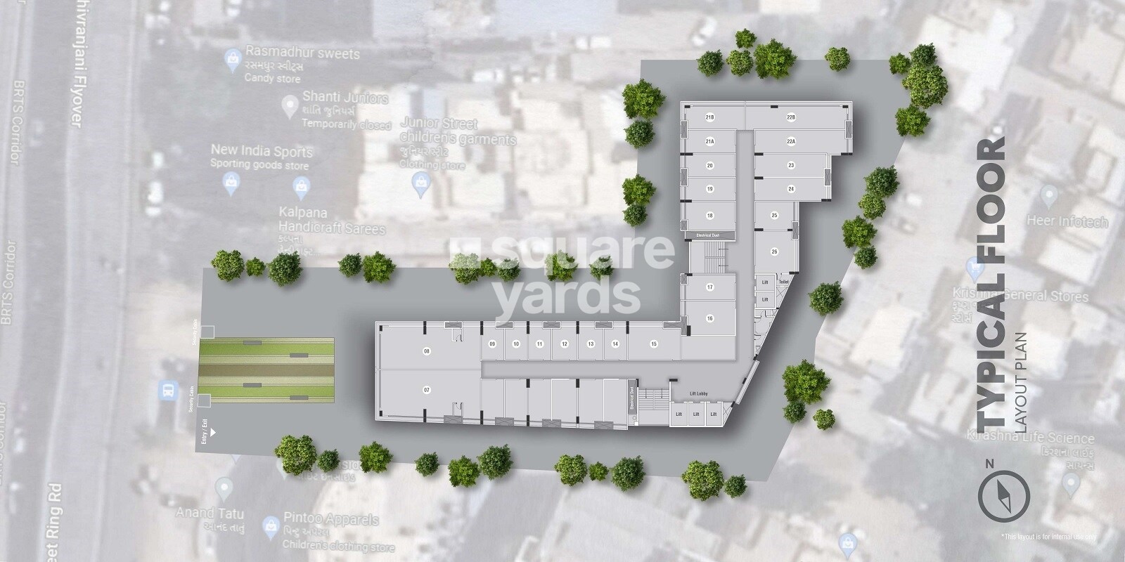 Narayan Krupal Pathshala Floor Plans