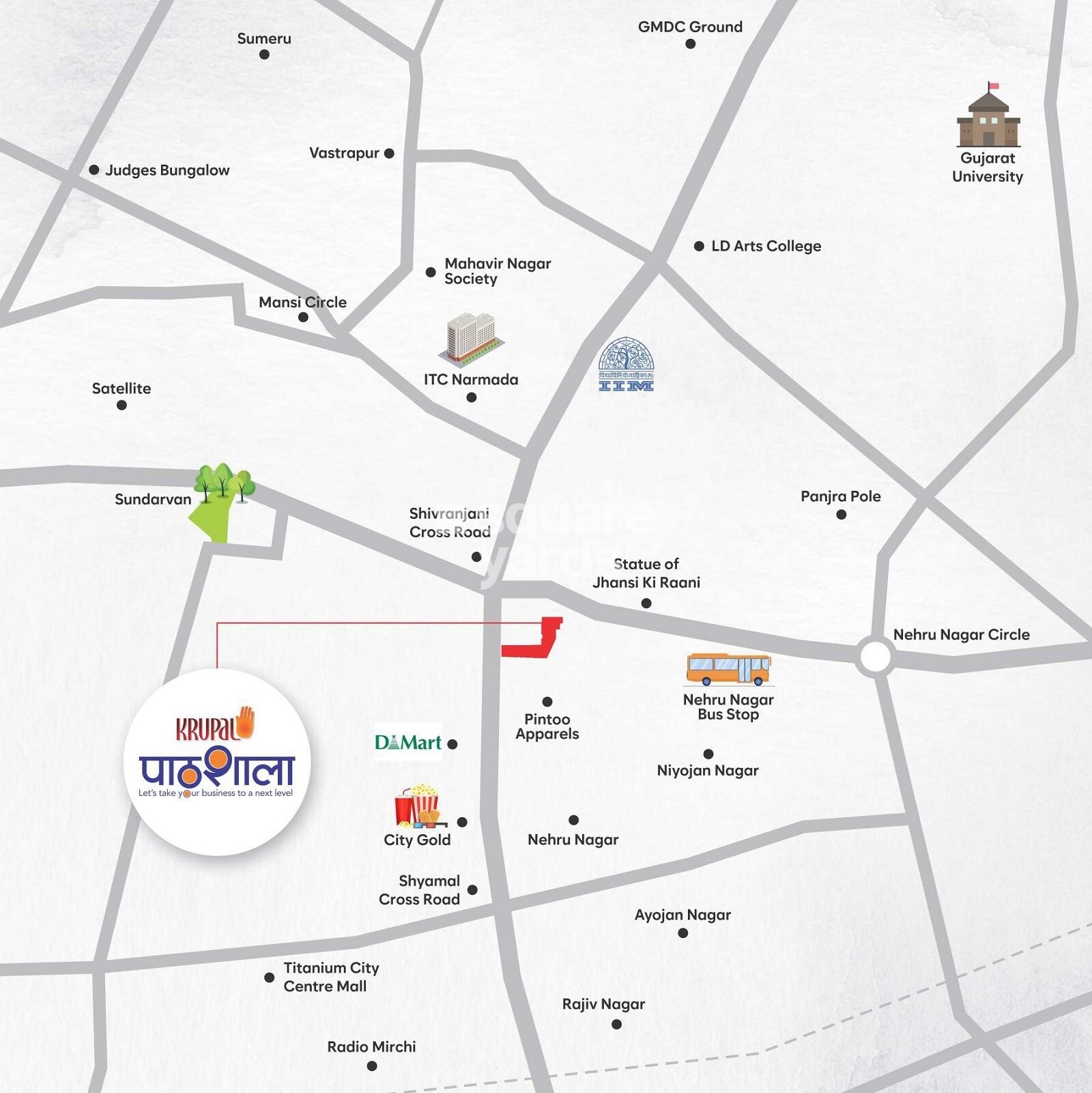 Narayan Krupal Pathshala Location Image