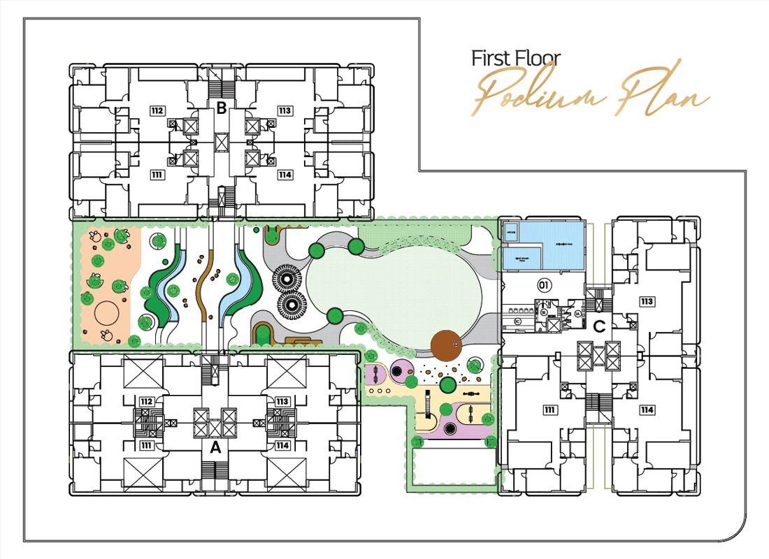 NB Legacy Tower Floor Plans