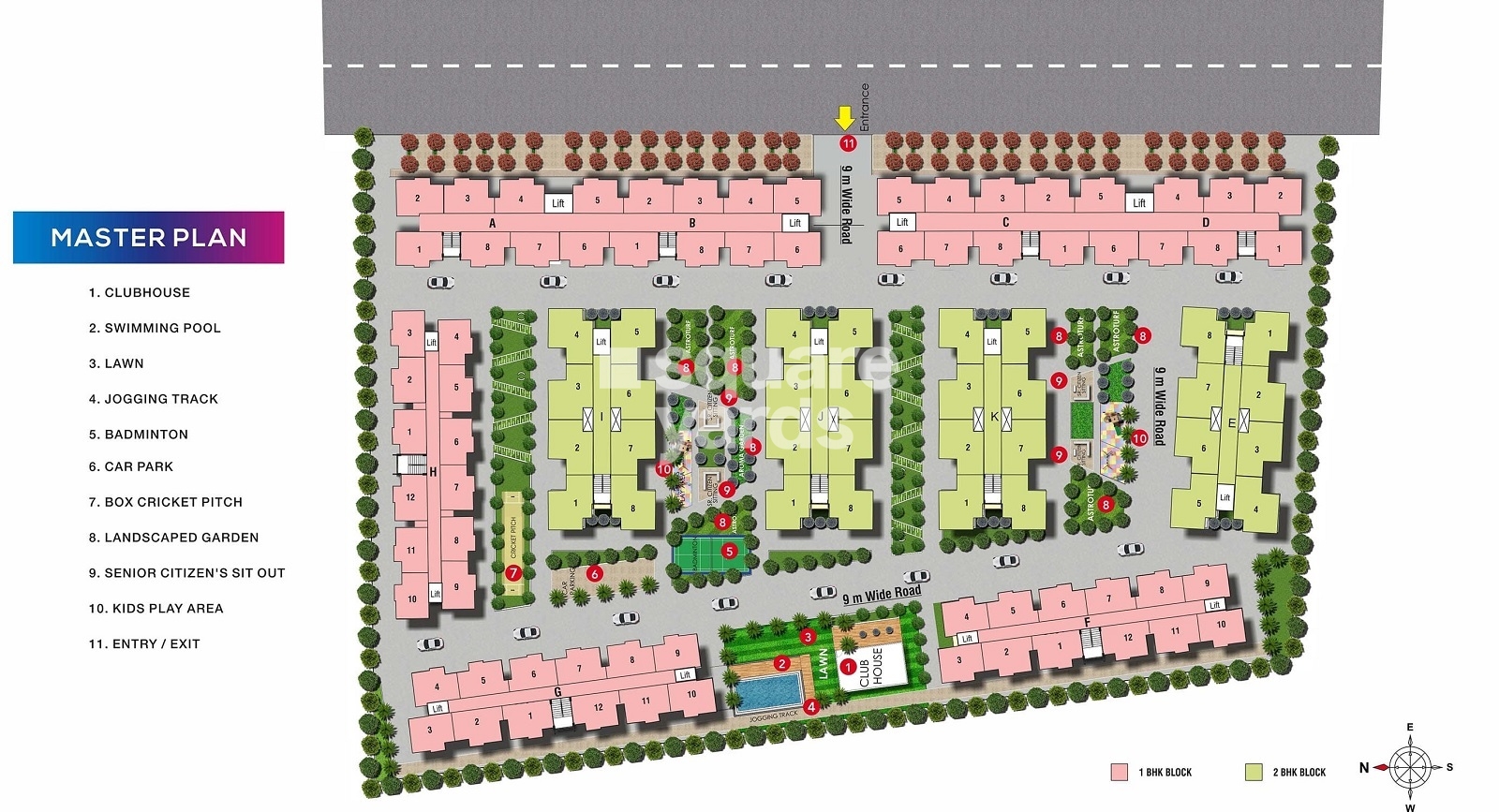 Nebula Aavas Sanand Master Plan Image