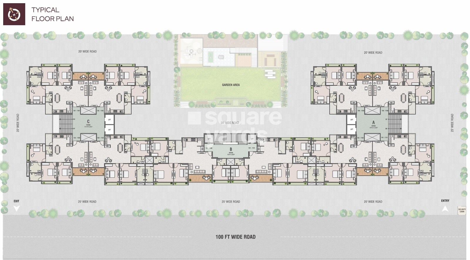 Ocean Sky Floor Plans