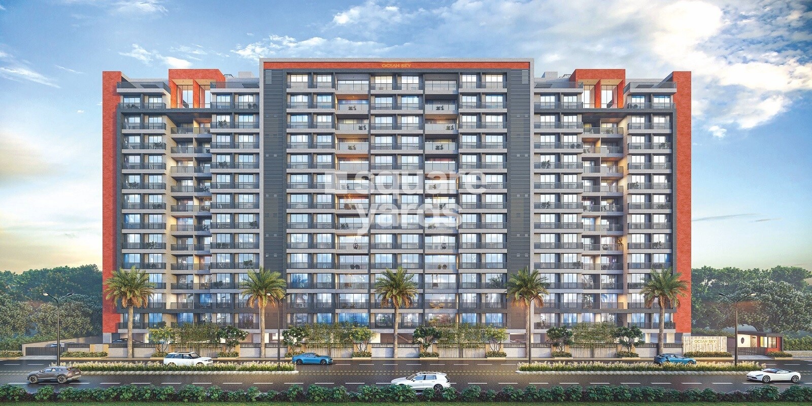 Ocean Sky residential project in Sargaasan
