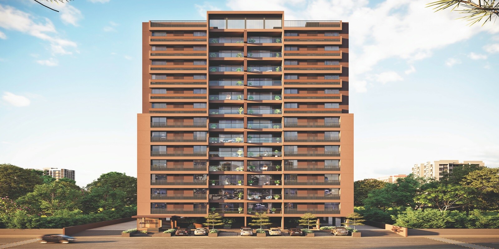 Oryn Armonia residential project in Thaltej