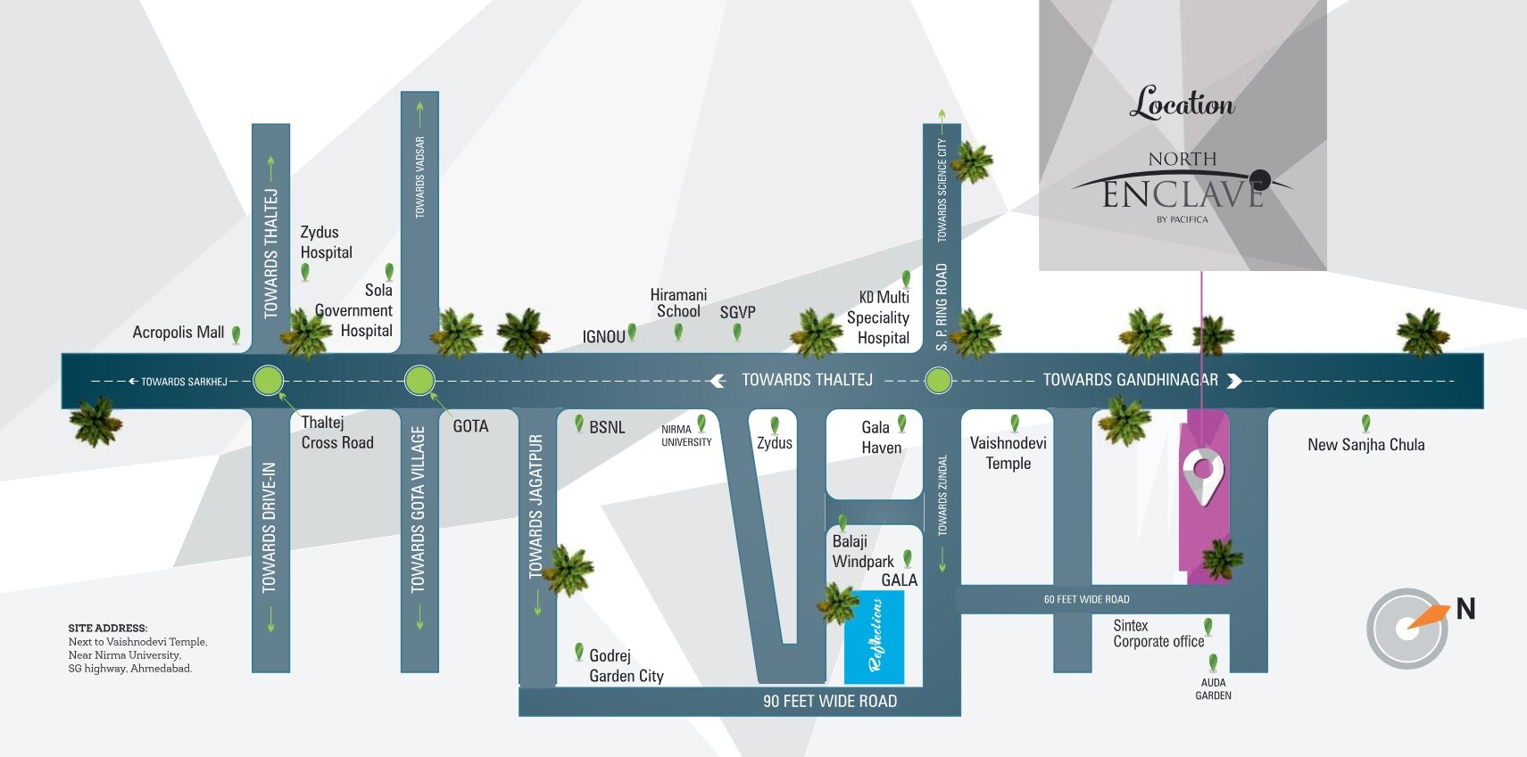 Pacifica North Enclave Location Image