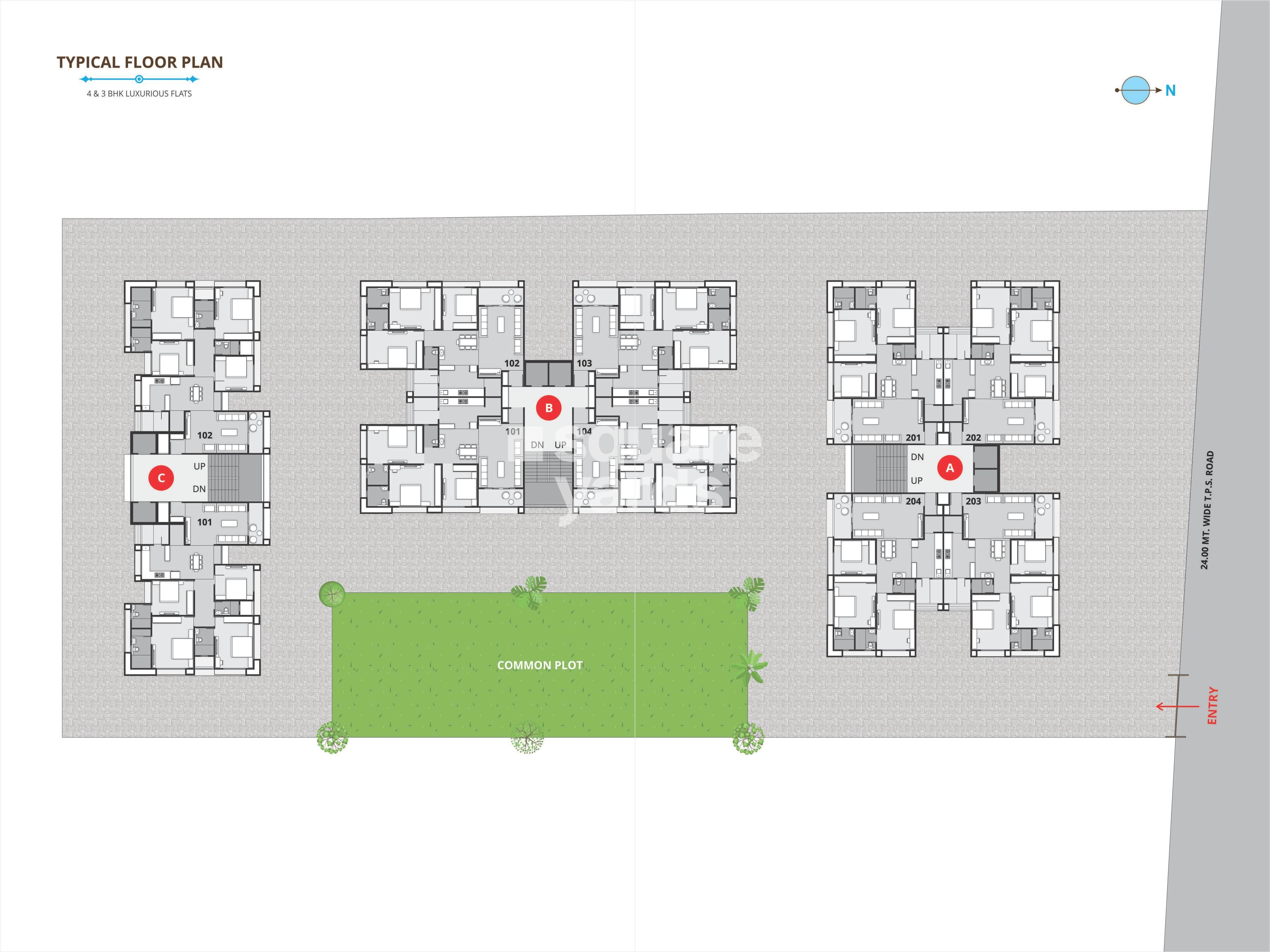 Param Pushkar Laxmi Sky Floor Plans