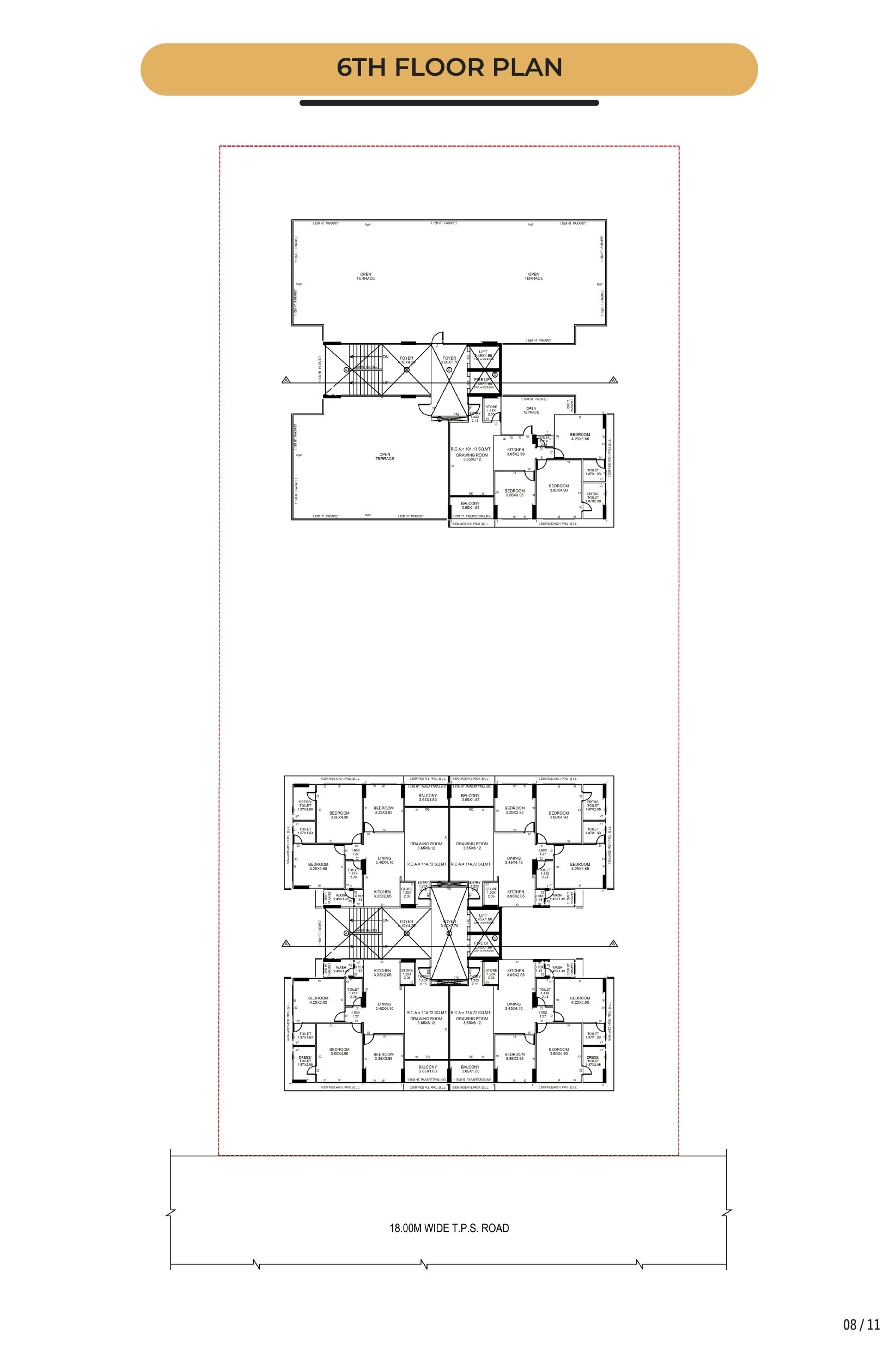 Prayasam Residency Floor Plans