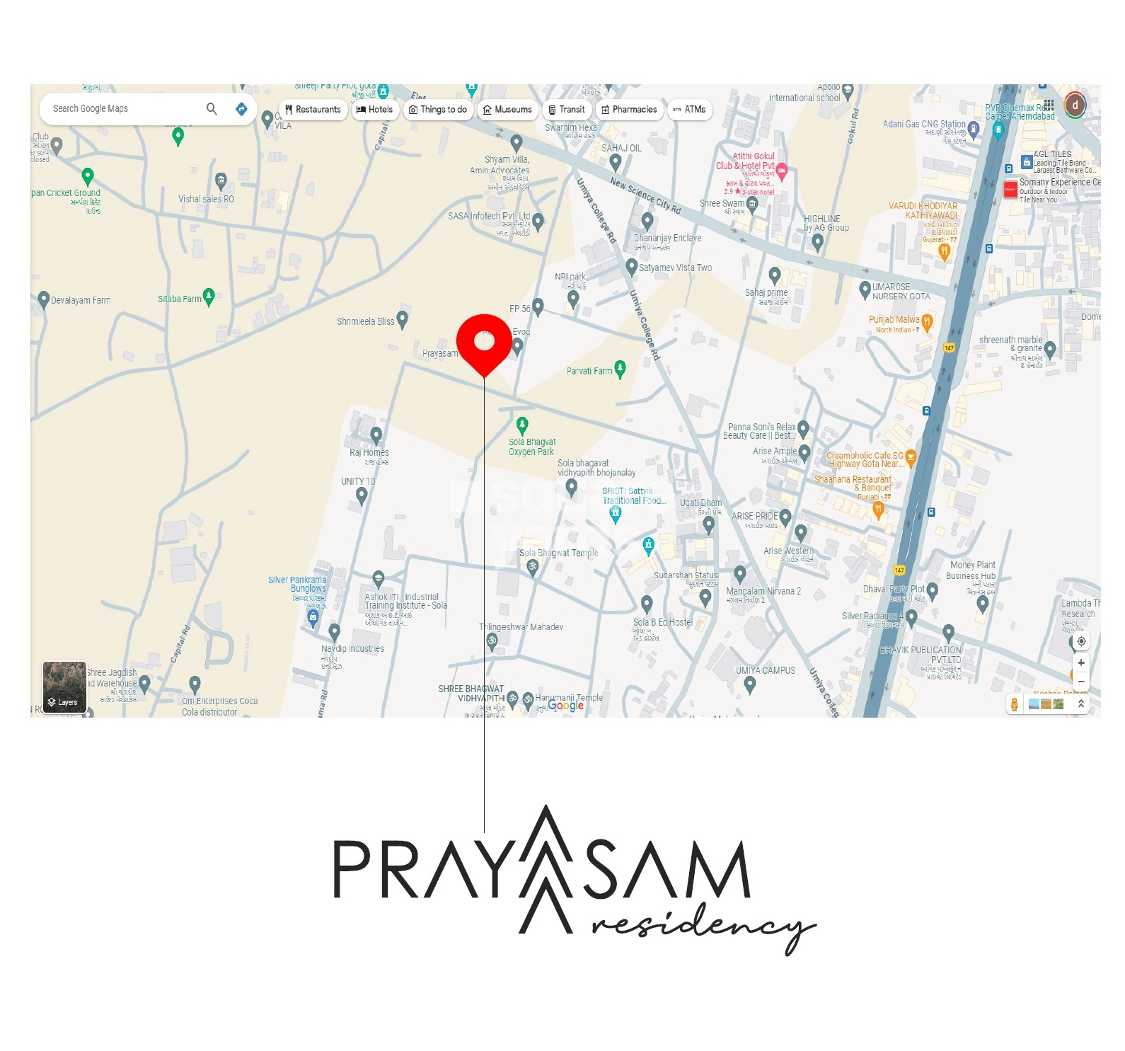 Prayasam Residency Location Image