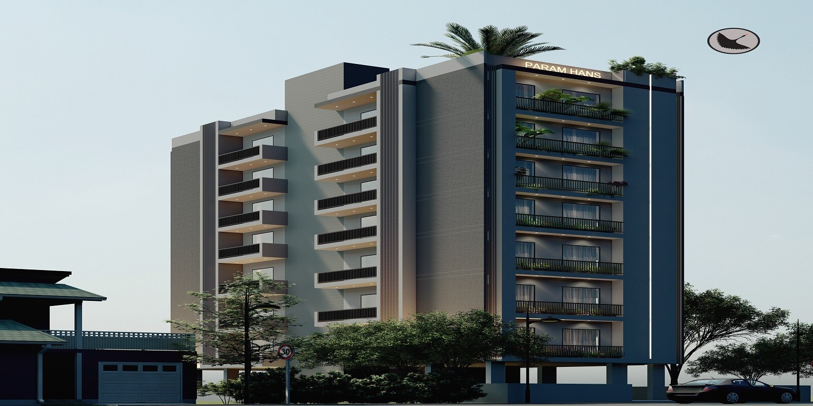 R Paramhans Apartment Featured Image