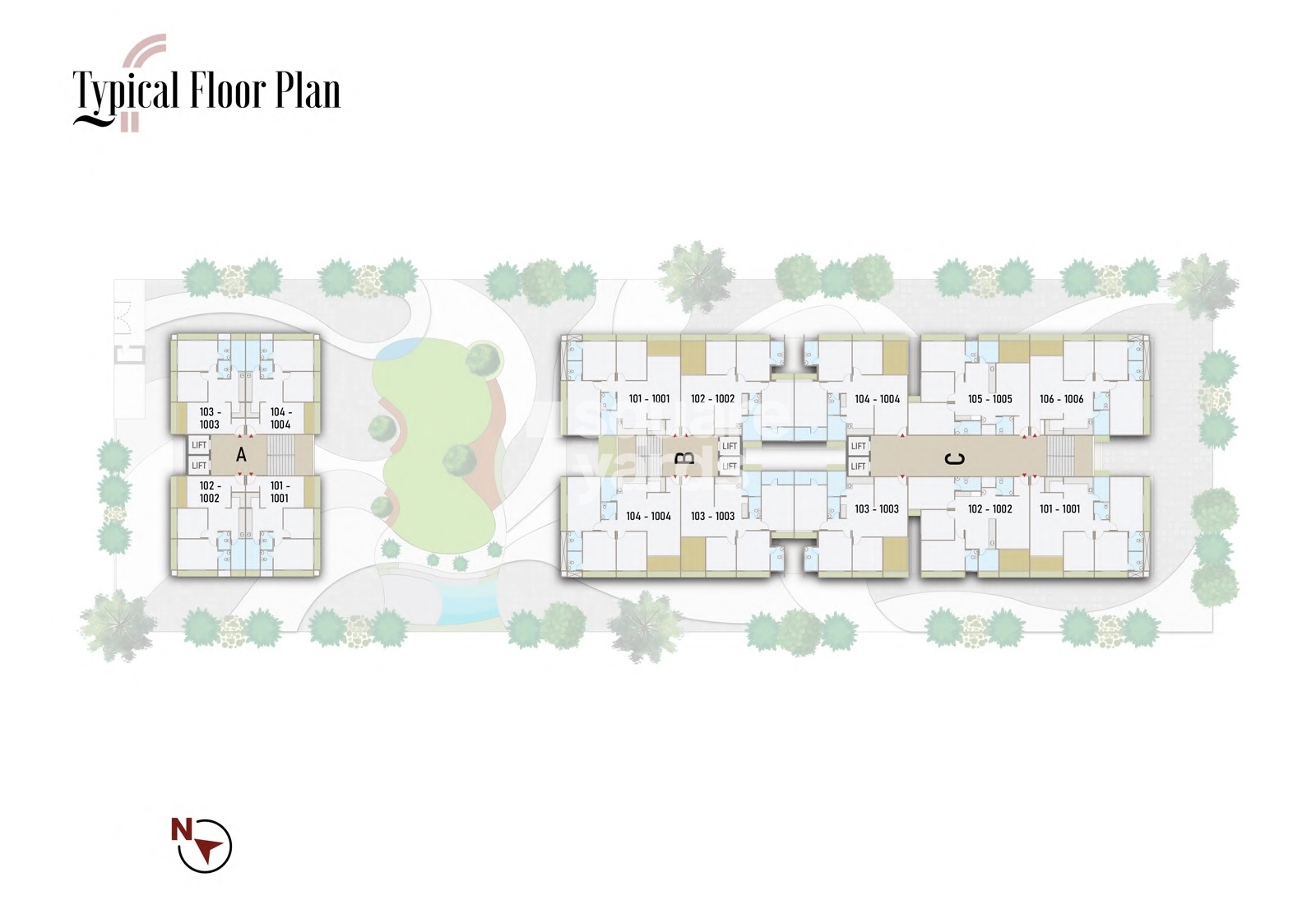 Radhe The First Floor Plans