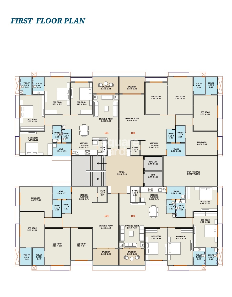 Raghunandan Radhe Atlantis Floor Plans