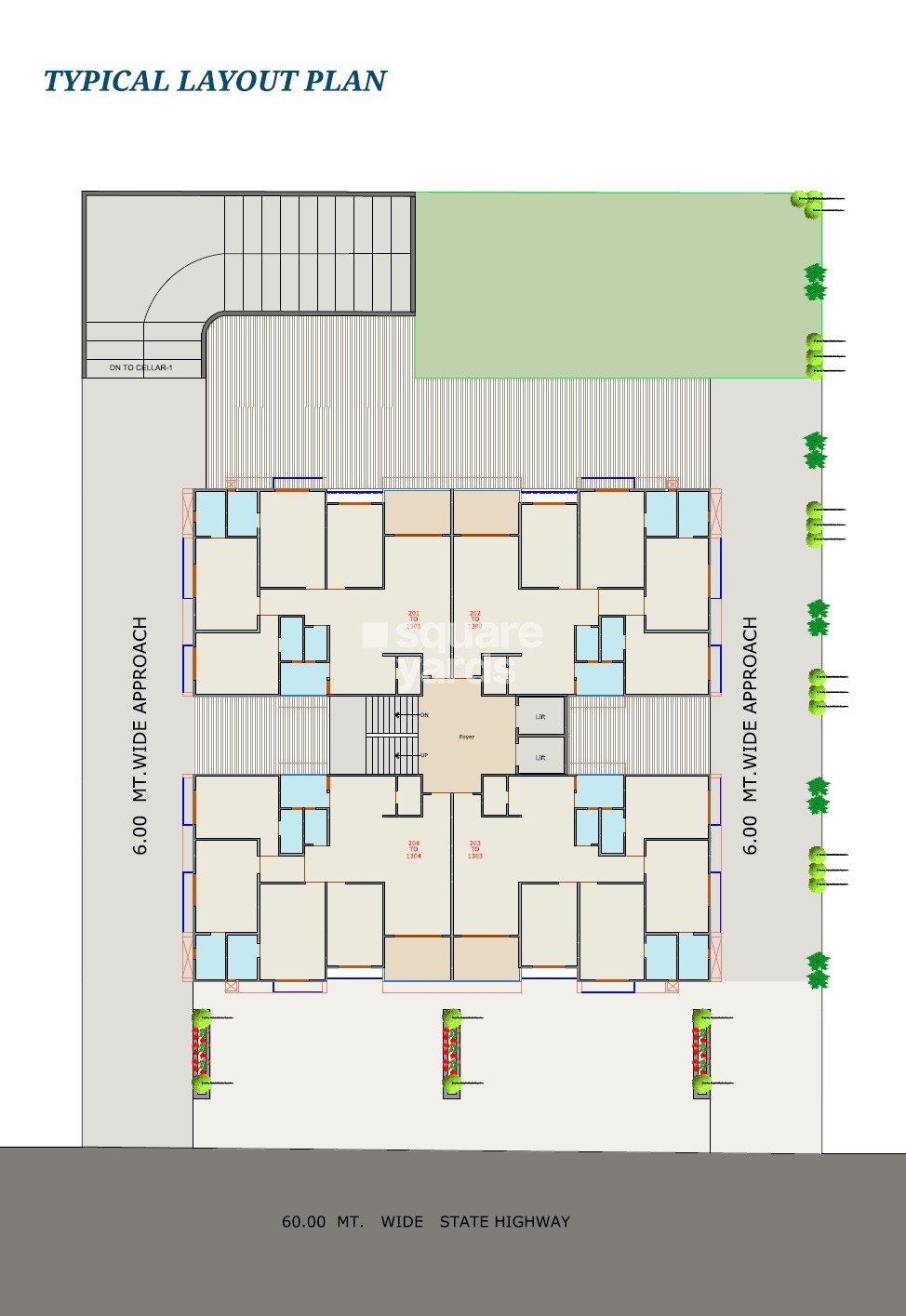 Raghunandan Radhe Atlantis Master Plan Image