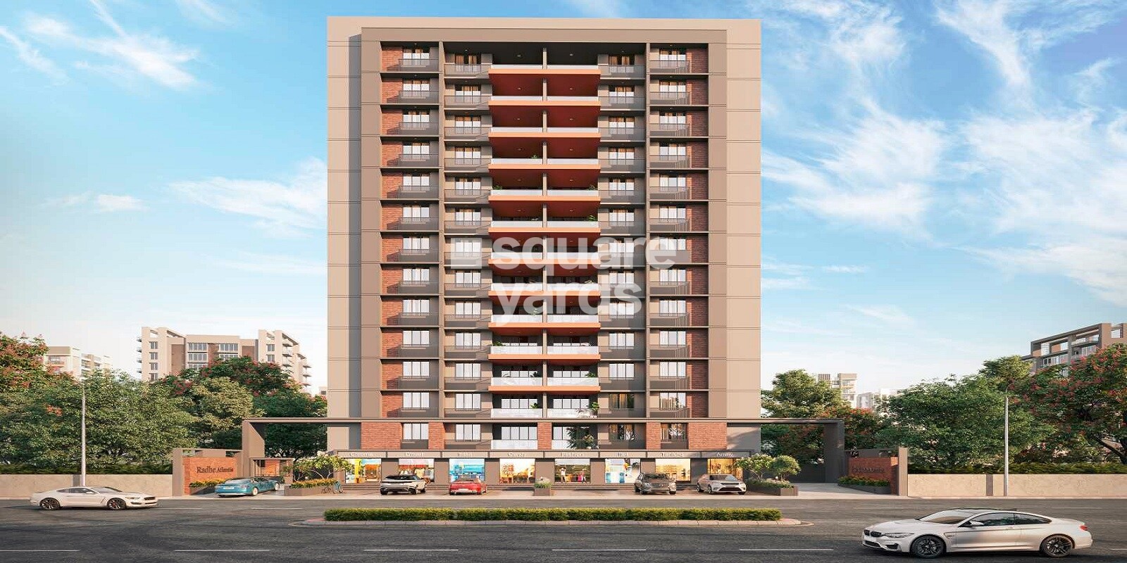 Raghunandan Radhe Atlantis residential project in Hathijan