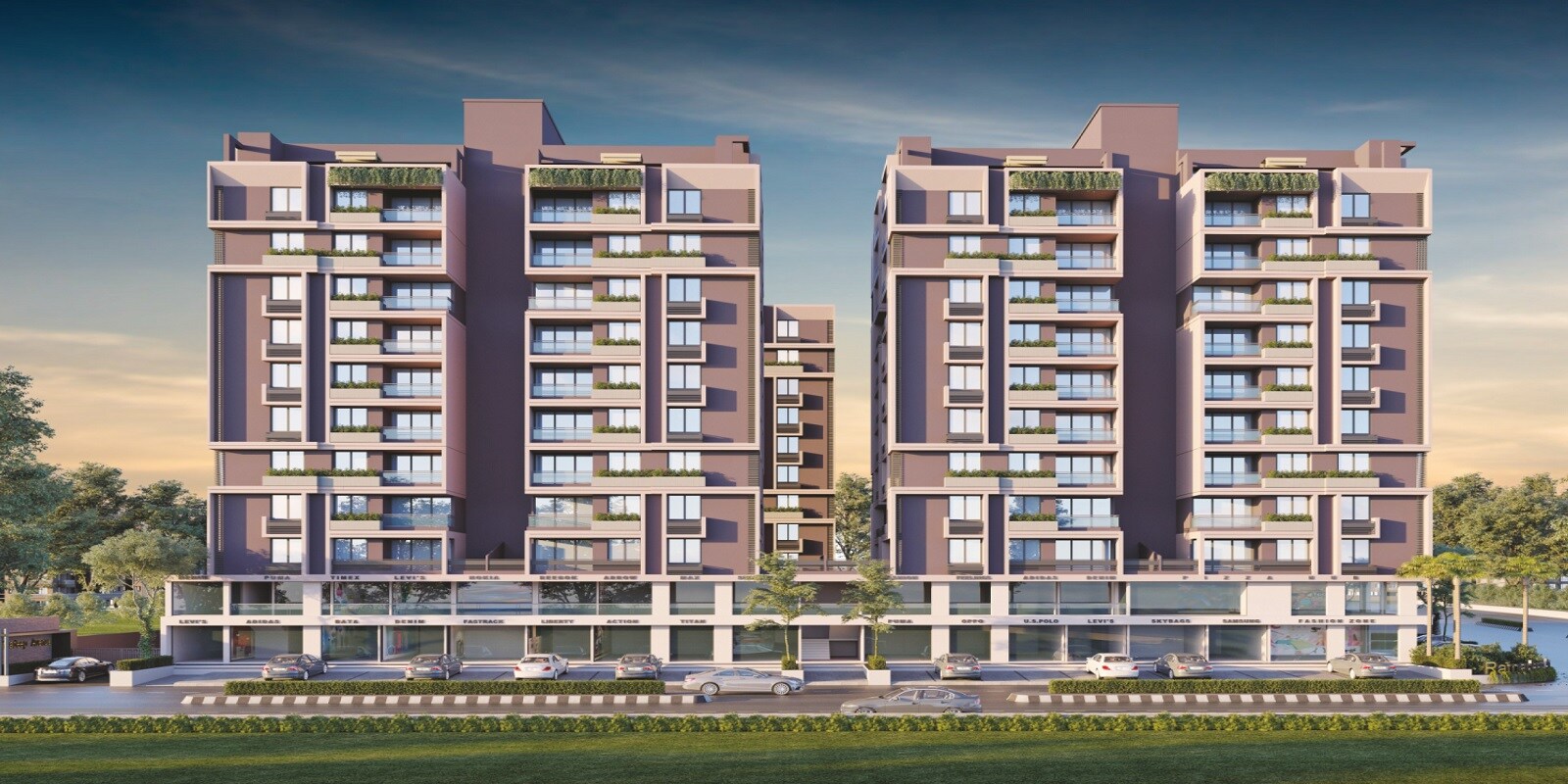 Ratnadeep Avenue residential project in New Ranip