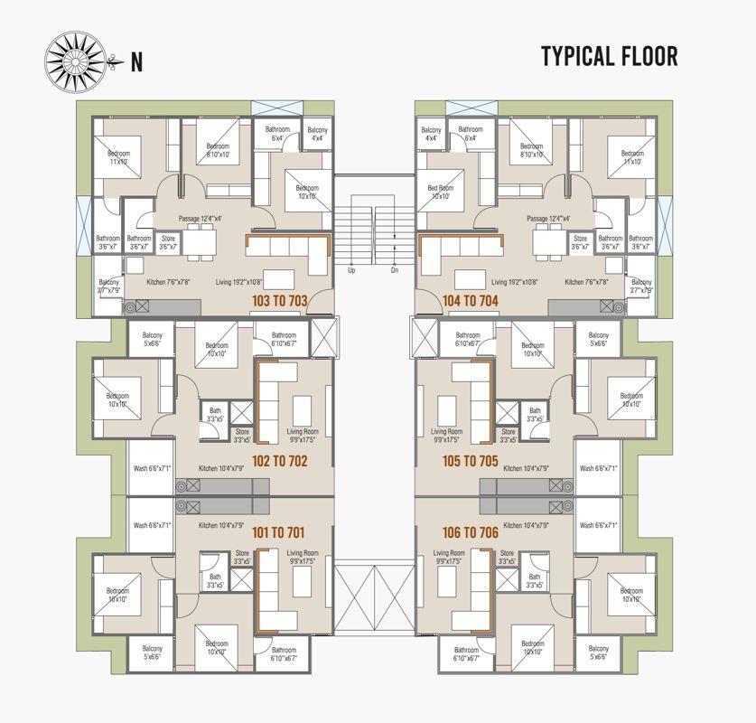 RMG Swastik Atharv Floor Plans
