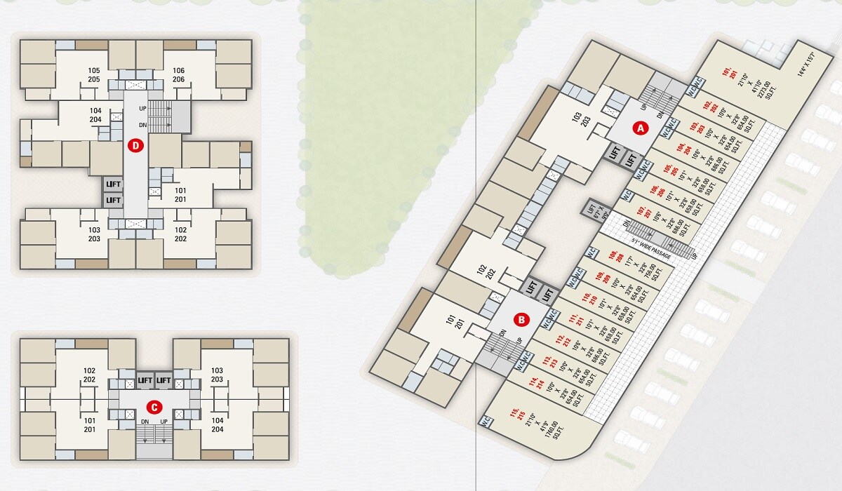 Royal Rudraksha Floor Plans