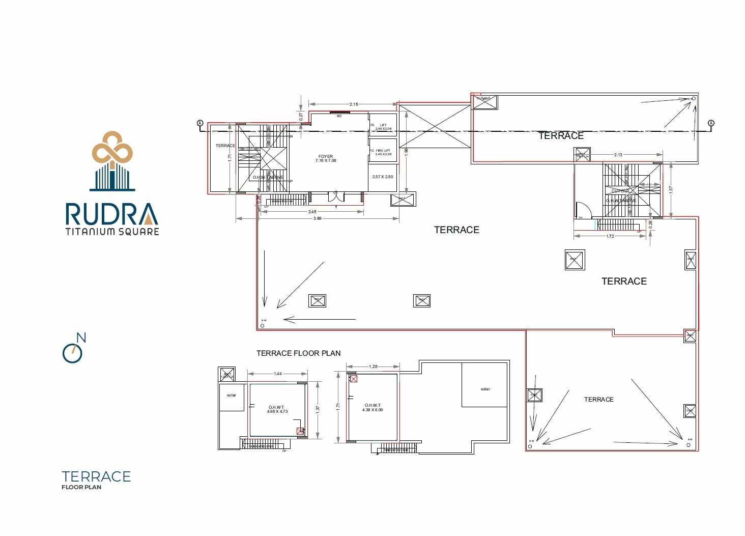 Rudra Titanium Square Floor Plans