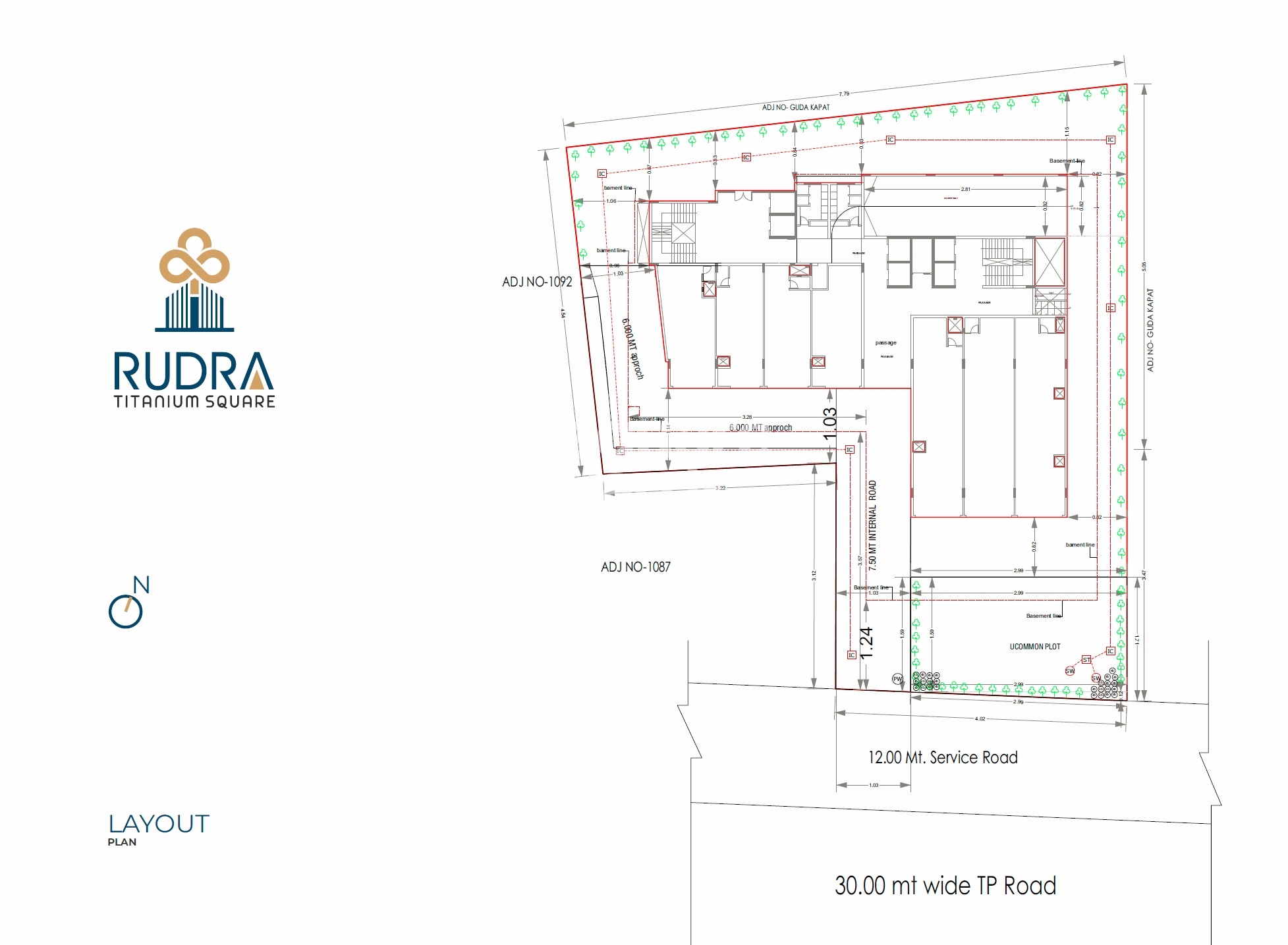 Rudra Titanium Square Master Plan Image