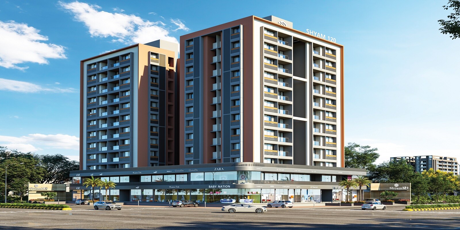Sadguru Shyam 120 residential project in Lambha Gam
