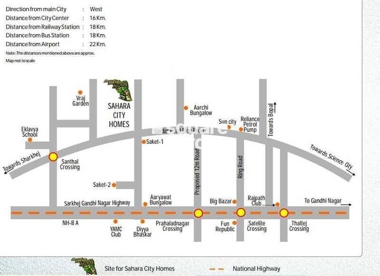 Sahara Samatva Bunglow Location Image