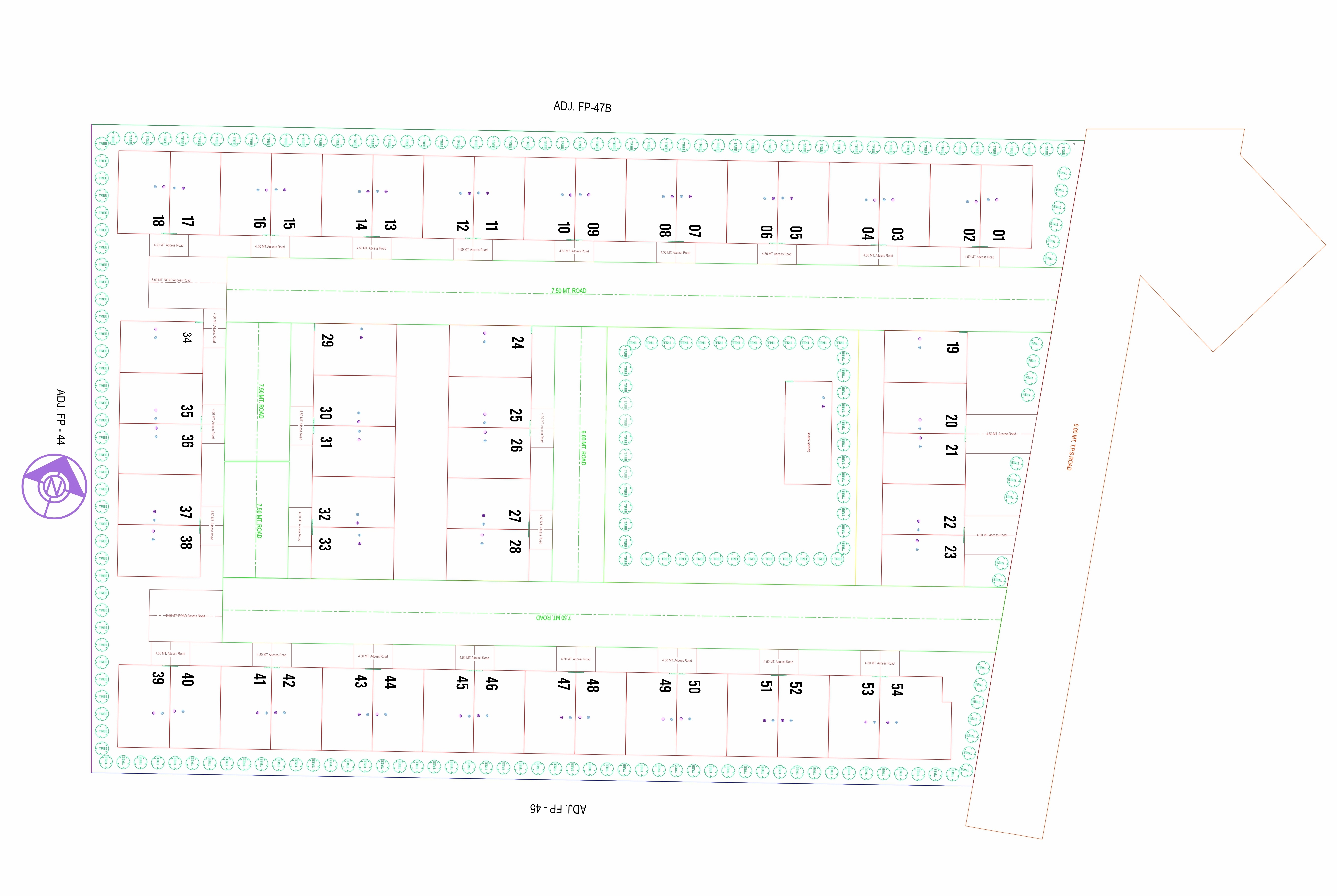 Sahjanand Green Villa Master Plan Image