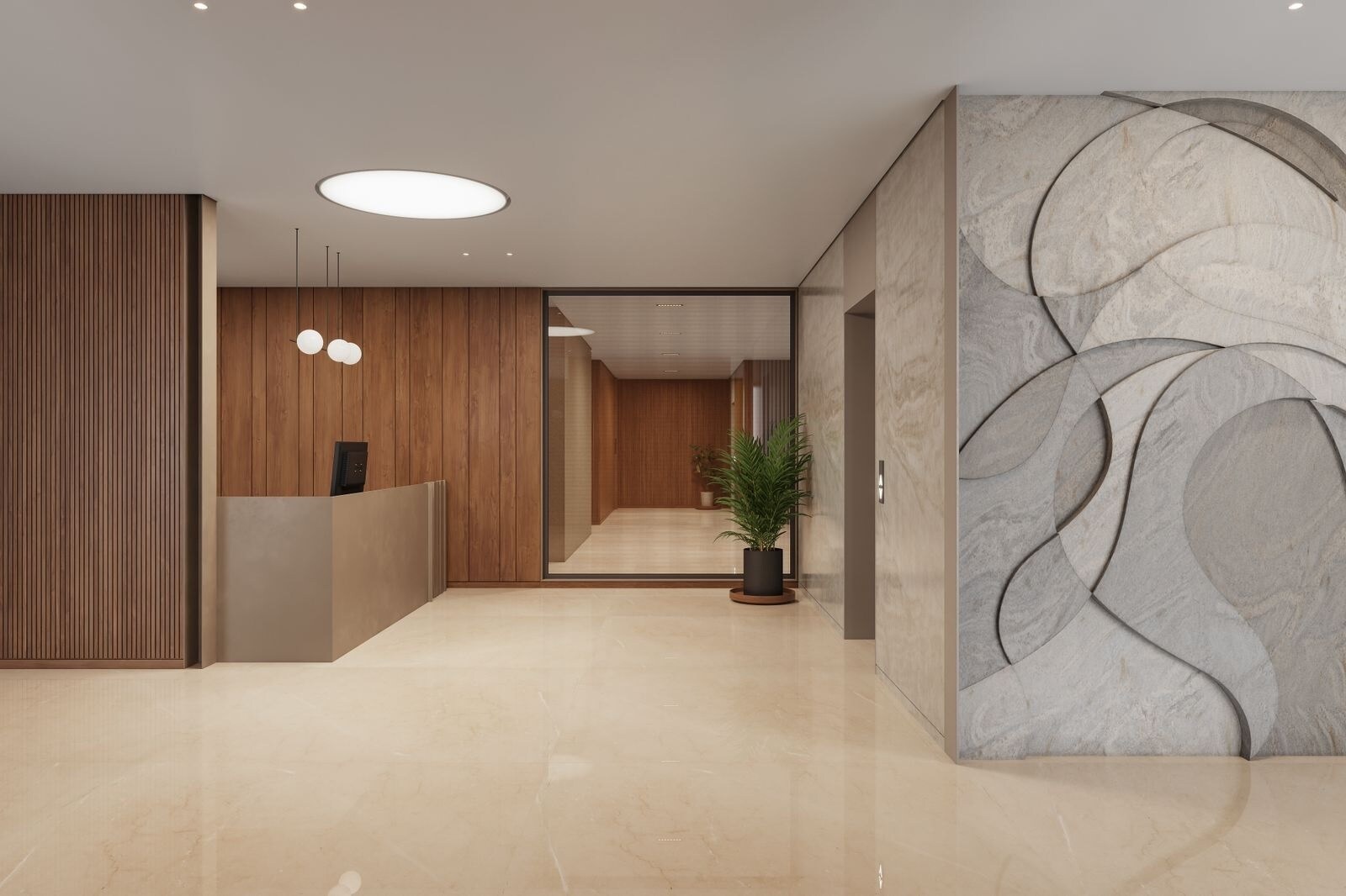 Saiyamm Apricus Lift Lobby Image