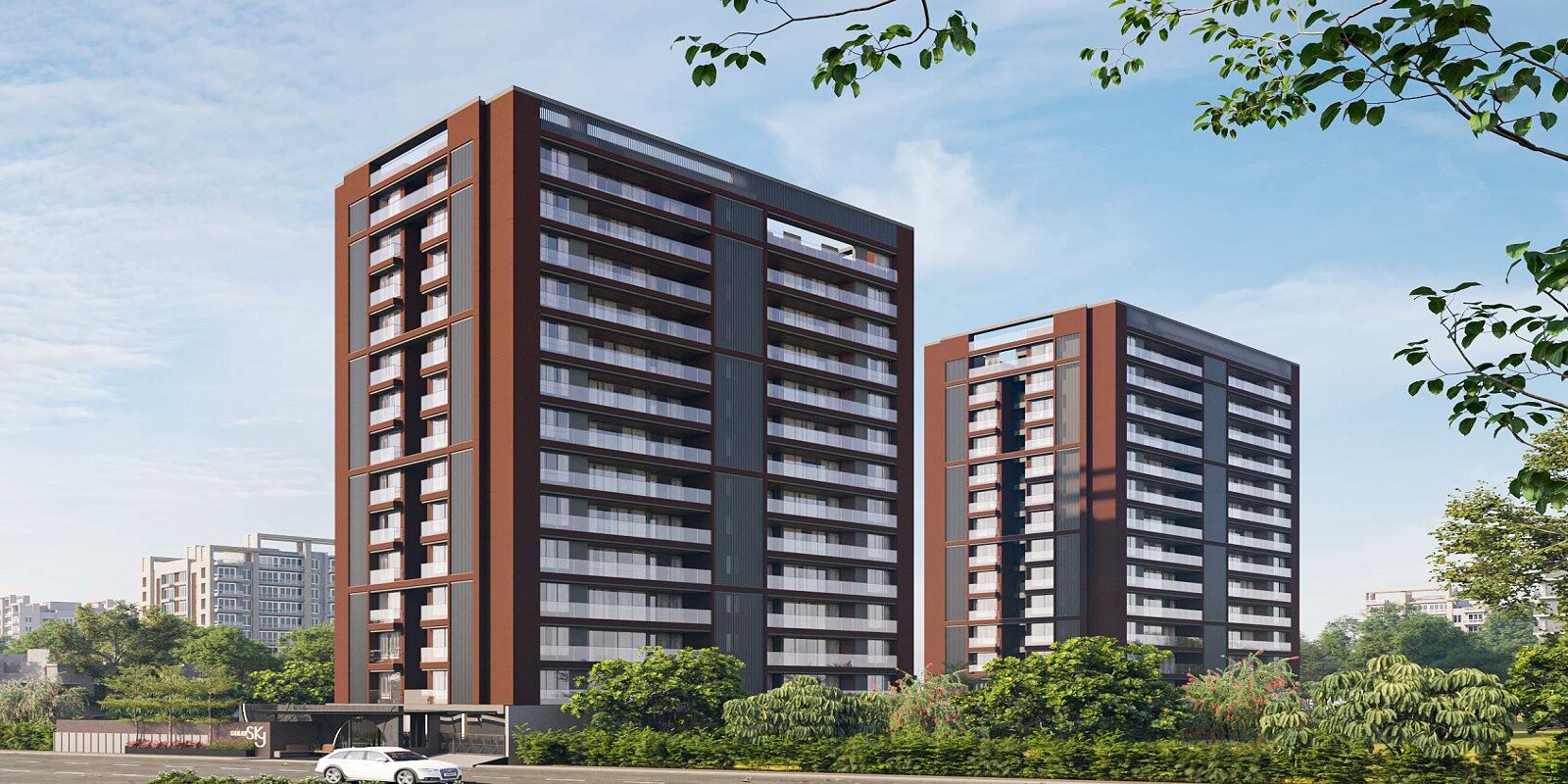 Sakar Sky, Vaishnodevi Circle, Ahmedabad
