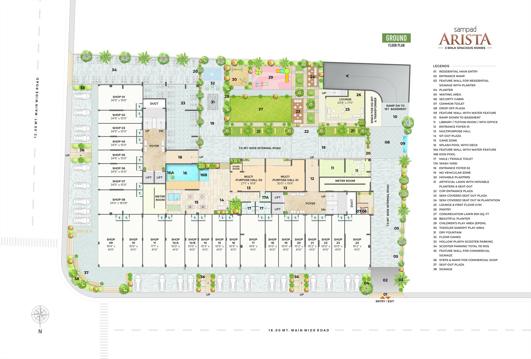 Sampad Arista Floor Plans