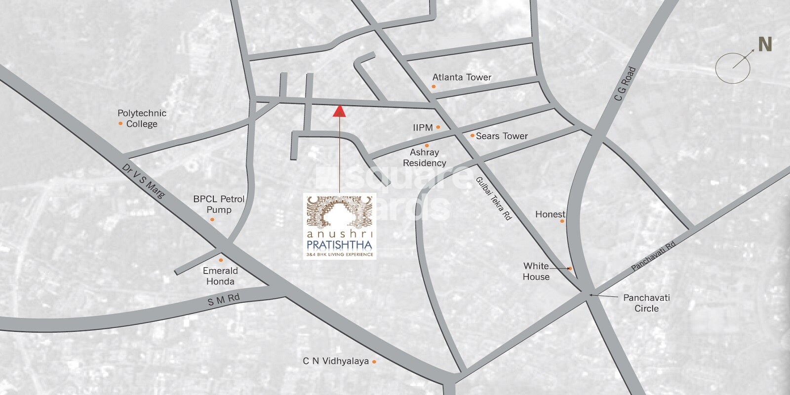 Samruddhi Anushri Pratistha Location Image