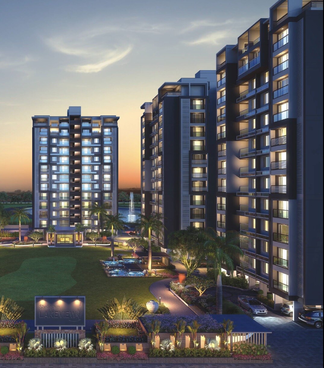 Sangani Shaligram Lakeview Apartment Exteriors