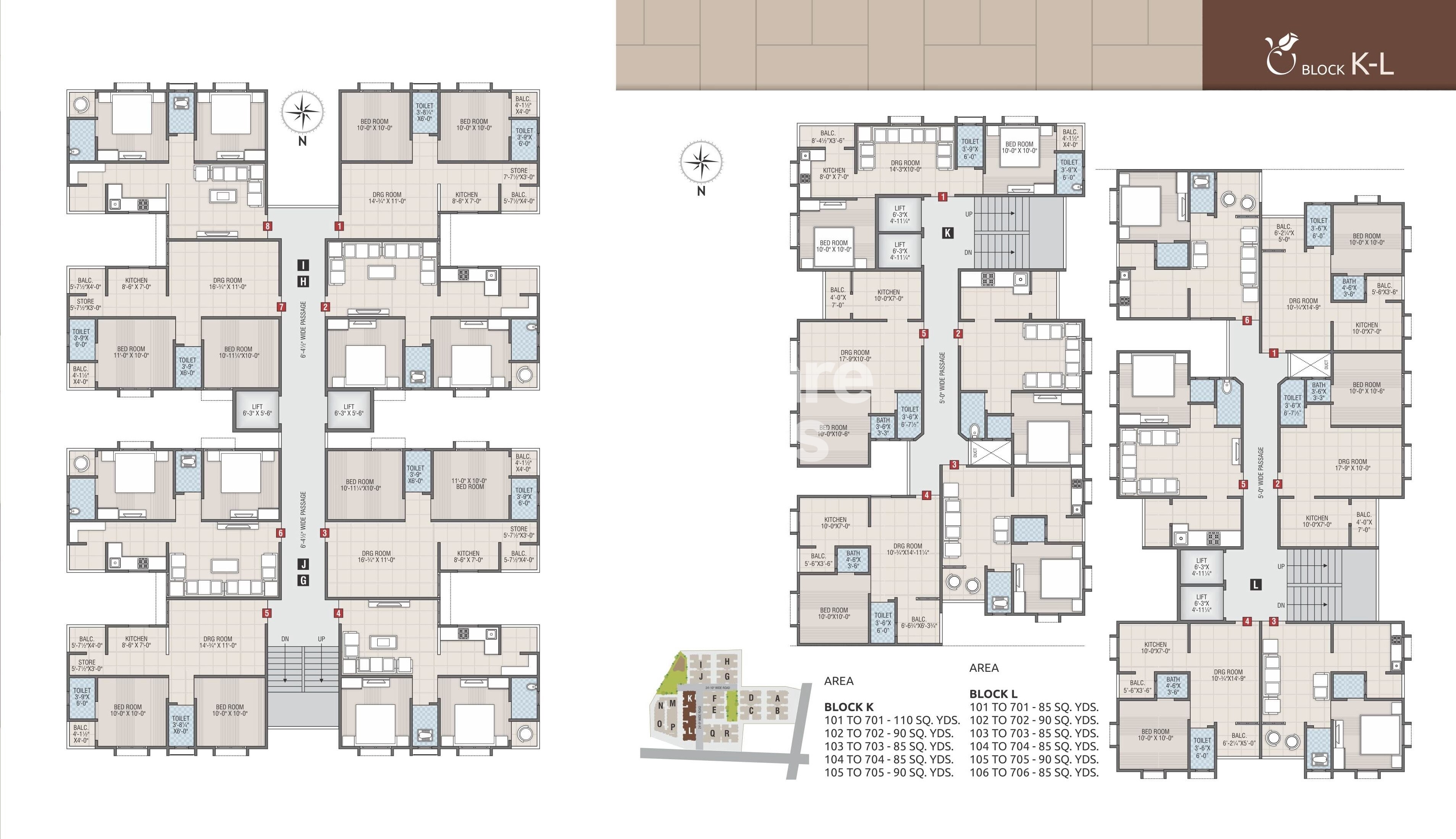 Sanidhya Flora Floor Plans 3