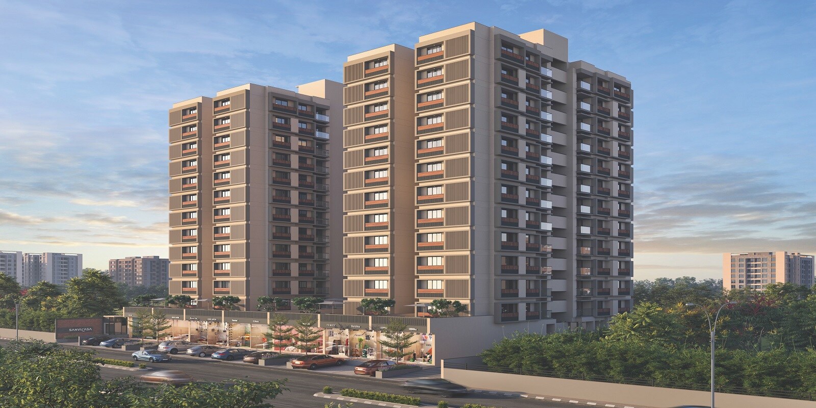 Sanvicasa Sparsh residential project in South Bopal