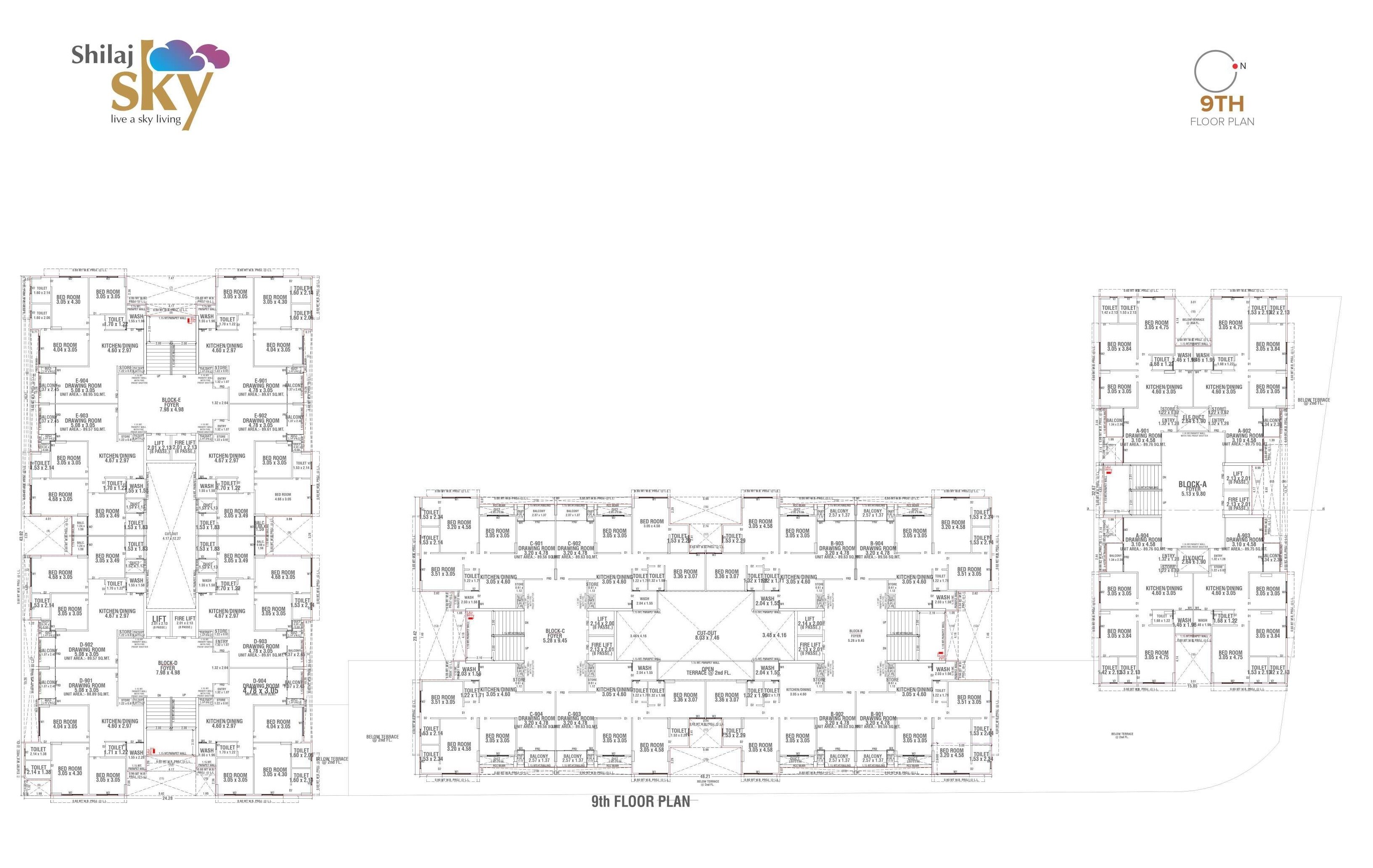 Satvam Shilaj Sky Floor Plans 3