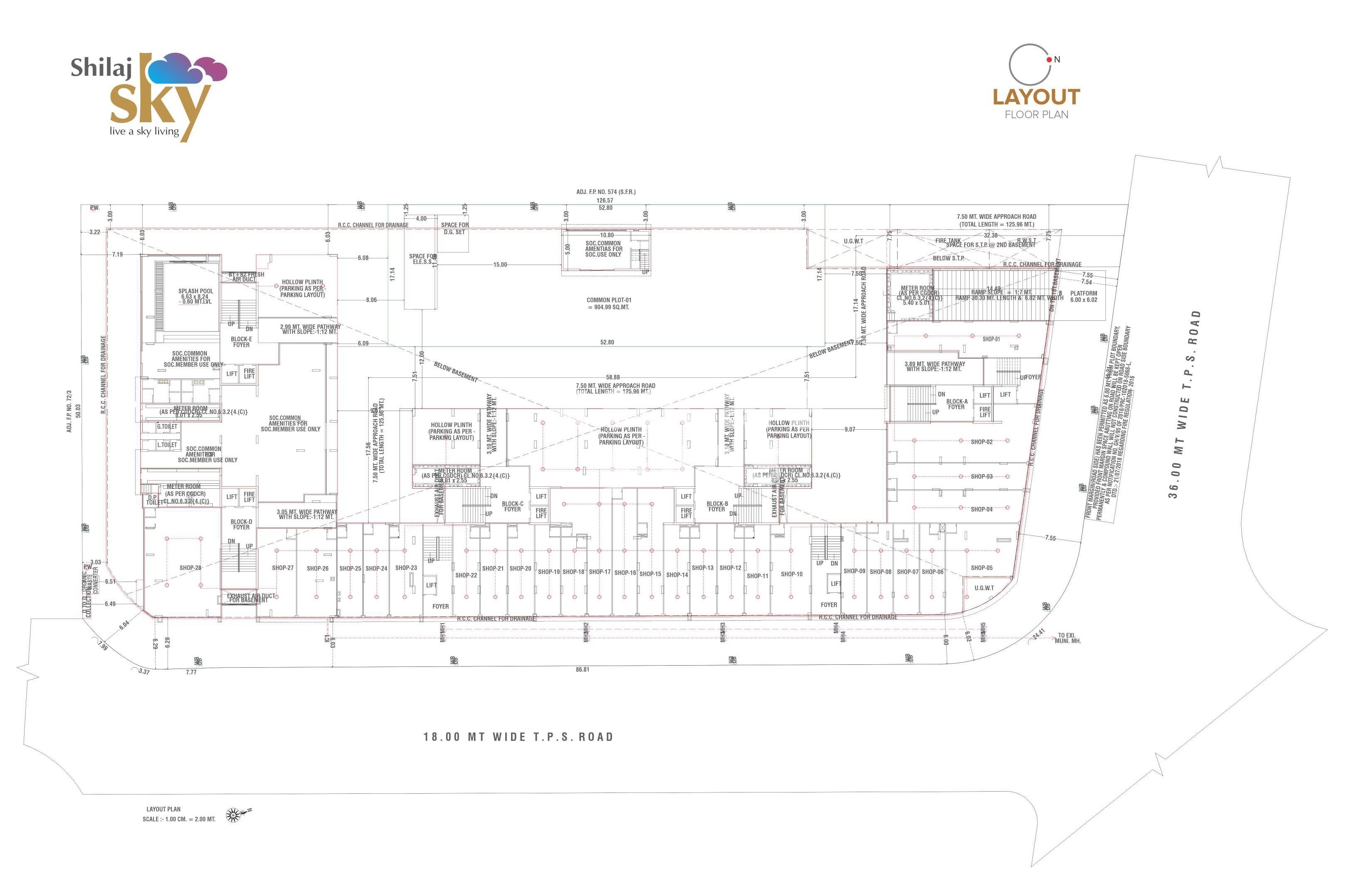Satvam Shilaj Sky Master Plan Image