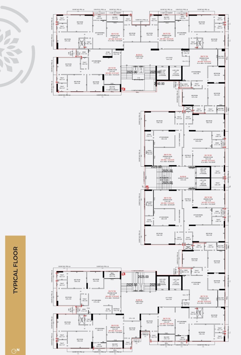 Satvam Viburnum Floor Plans 4