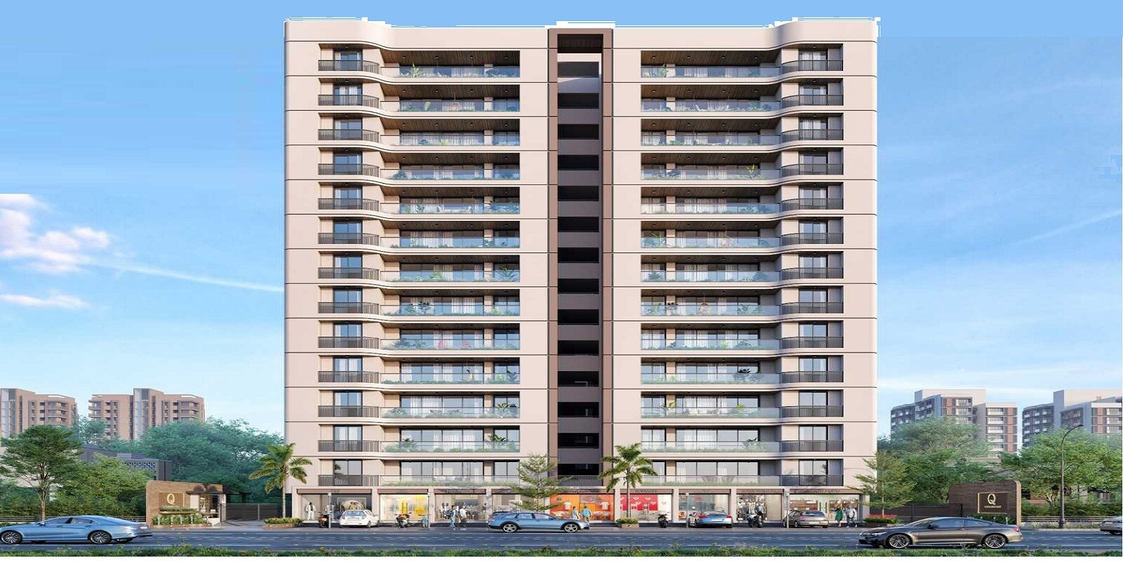 Satya The Q residential project in Jagatpur