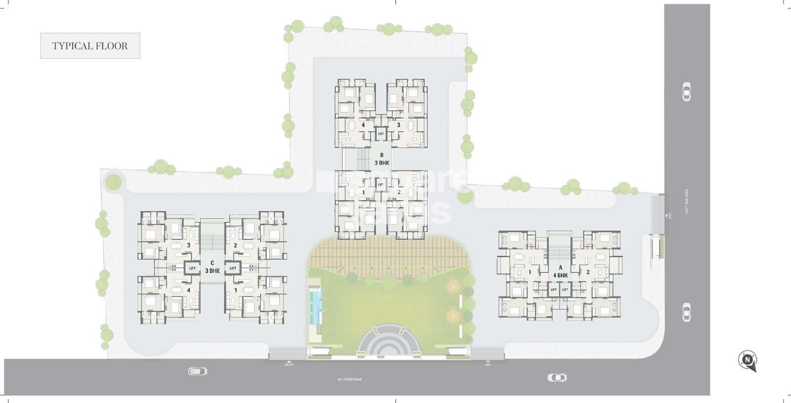 Satyam Skyline Floor Plans