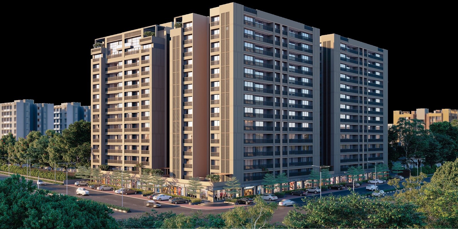 SB Satvan Harmony residential project in Koba
