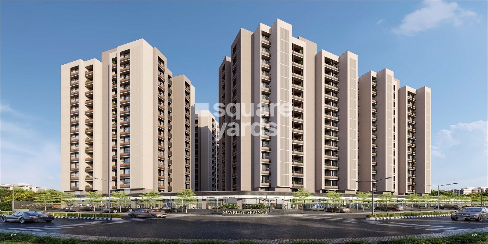 Scarlet Springs residential project in New Ranip