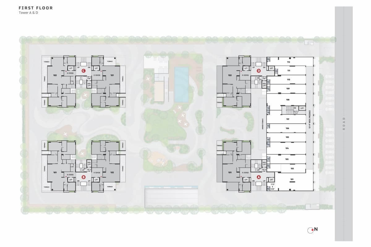 Seventh Stark Torre Floor Plans