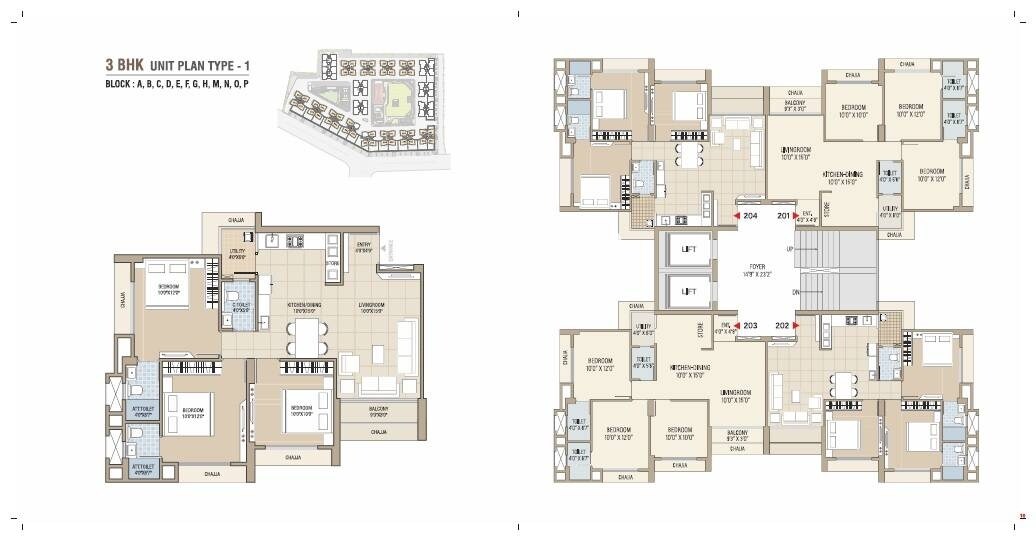 Shaligram Prime Floor Plans 1