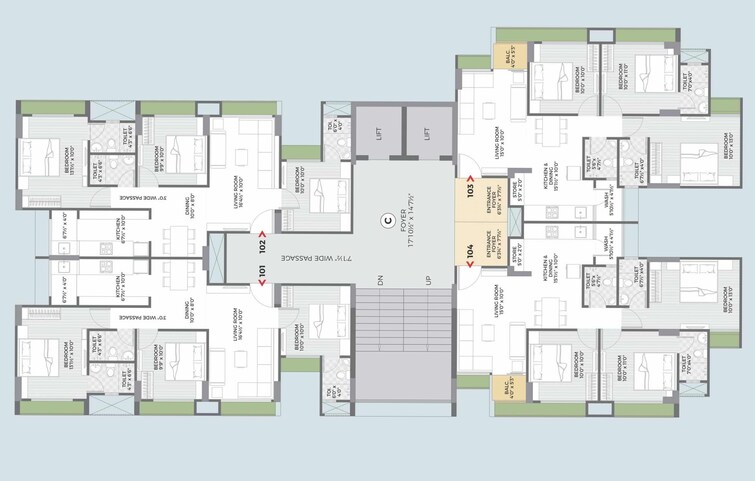 Shilp Revanta Floor Plans 4