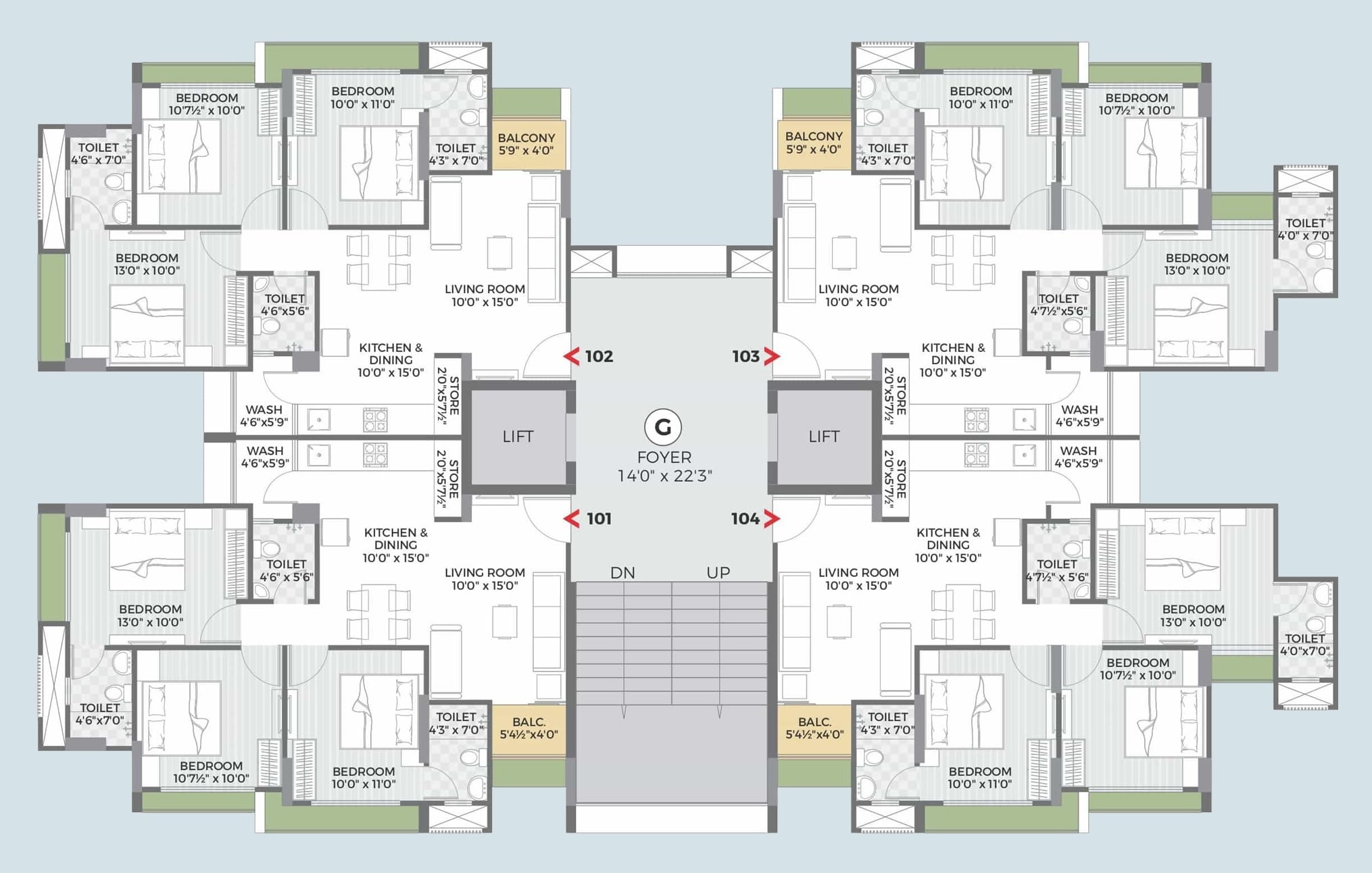 Shilp Revanta Floor Plans 5