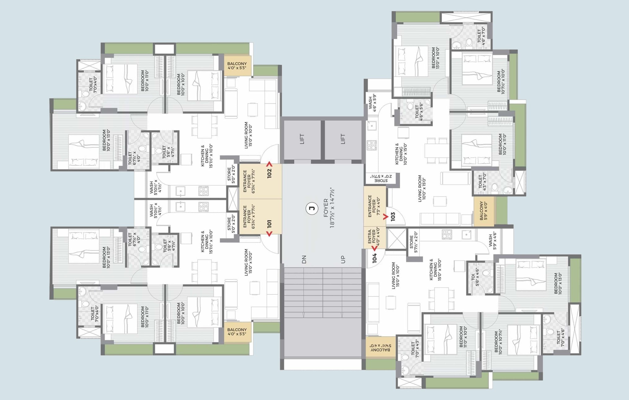 Shilp Revanta Floor Plans 6