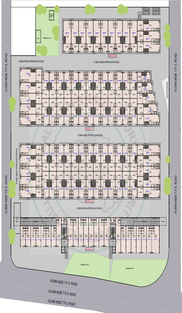 Shiv Mahadev Vandematram Business Hub Floor Plans