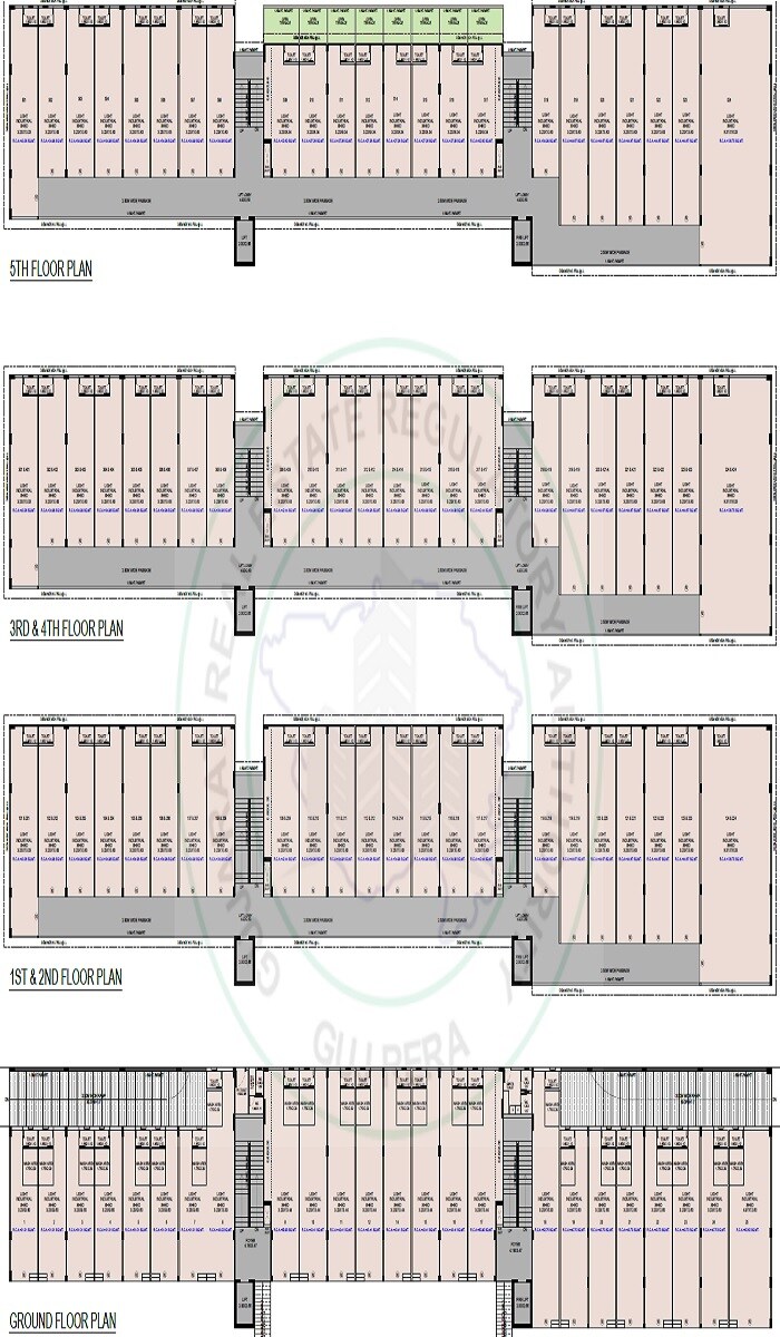 Shiv Mahadev Vandematram Business Hub Floor Plans