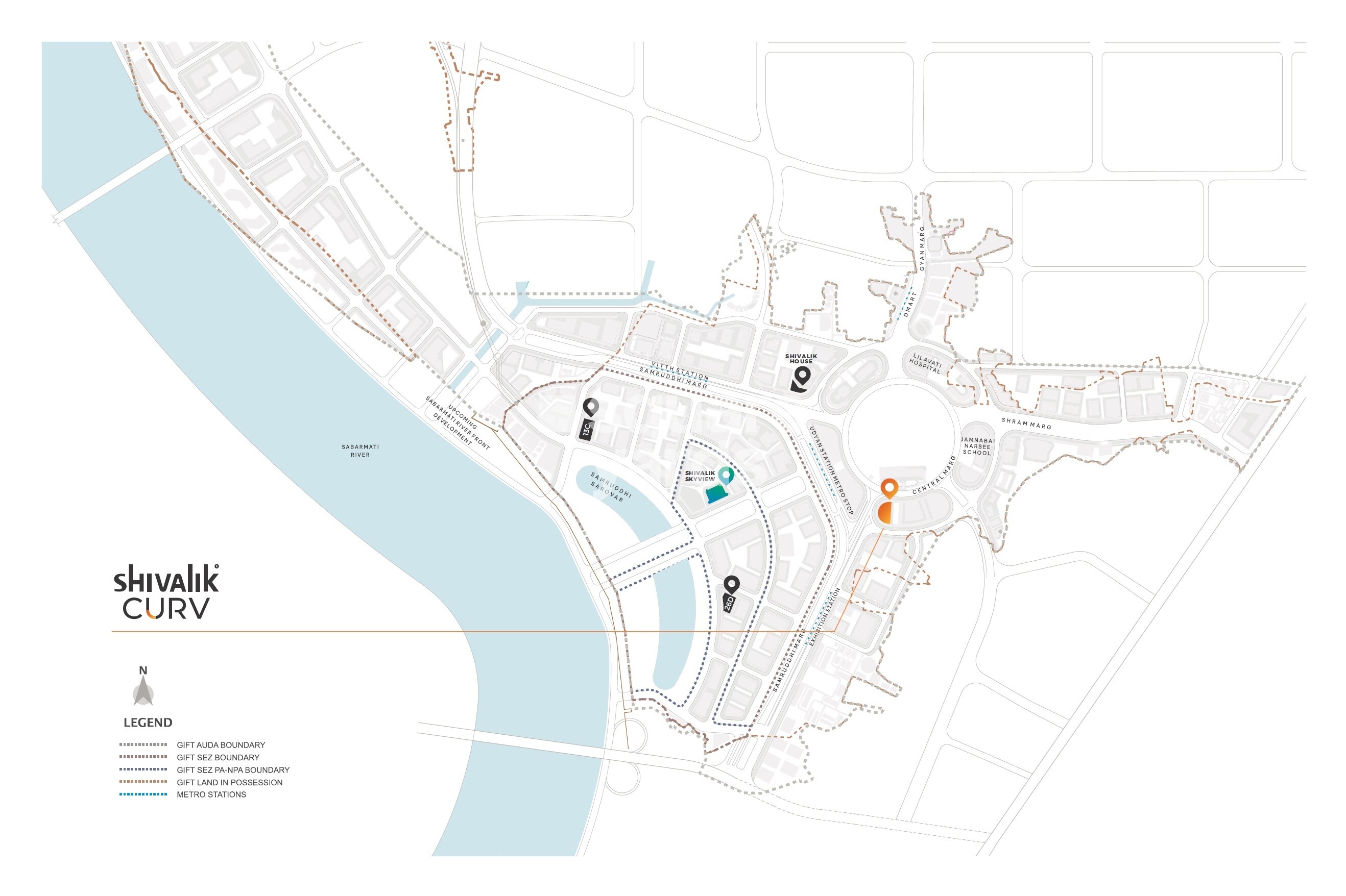 Shivalik Curv Location Image