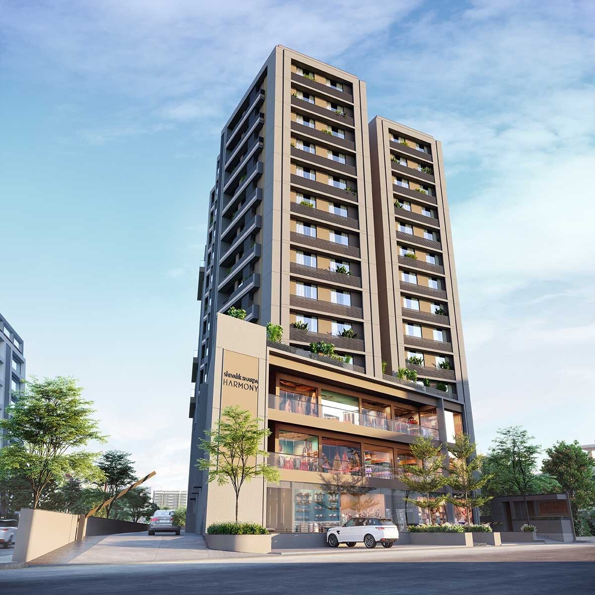 Shivalik Sharda Harmony Apartment Exteriors 3