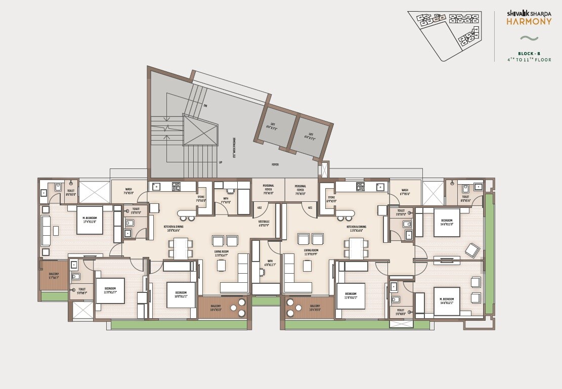 Shivalik Sharda Harmony Floor Plans 2